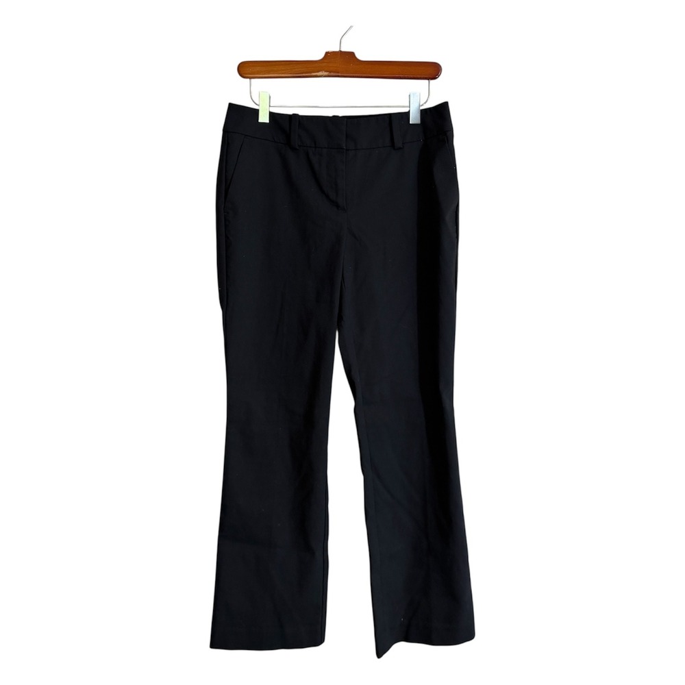 Ann Taylor Factory Dress Pants Womens 4P Black Curvy Petite Trouser Workwear